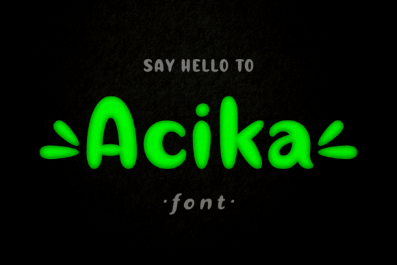 Acika: The Font That Elevates Your Brand’s Visual Story