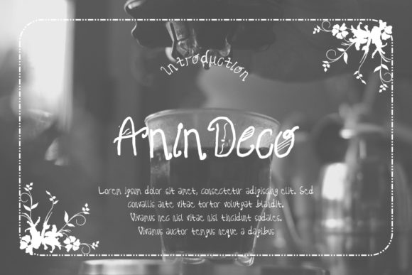 Anin Deco: A Display Font That Elevates Your Craft Projects