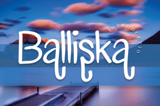 Balliska: A Charming Display Font for Handmade Creations