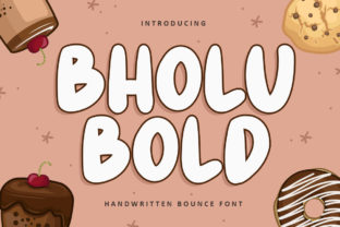 Bholu Bold Display Font for Handmade Creations