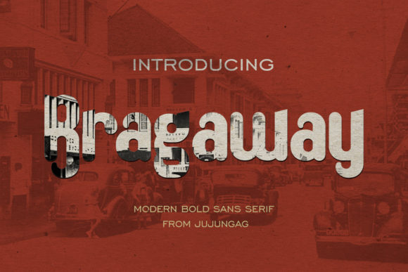 Bragaway: A Modern Display Font for Bold Digital Branding