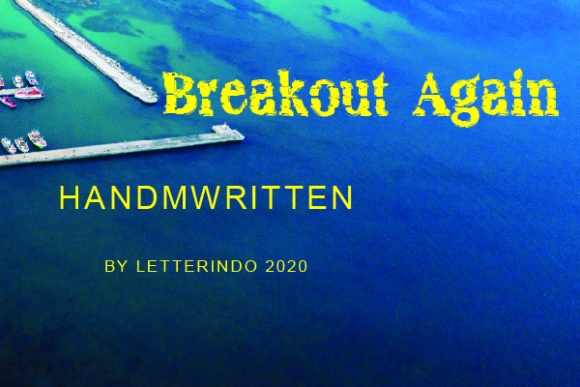 Breakout Again: A Bold Display Font for Creative Projects