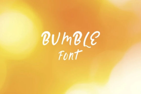 Bumble Font for Casual and Creative Publishing