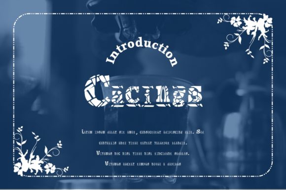 Cacings: A Playful Display Font for Creative Makers