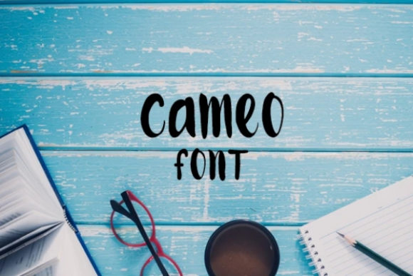 Cameo Font for Bold and Beautiful Craft Projects