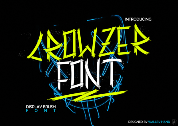 Crowzer: A Display Font That Elevates Digital Branding