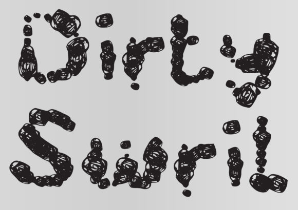 Dirty Swirl: A Bold Display Font for Editorial Design