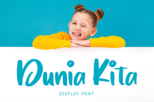 Dunia Kita: A Playful Display Font for Your Brand
