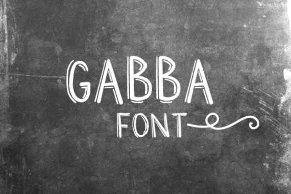 Gabba: A Whimsical Display Font for Creative Branding