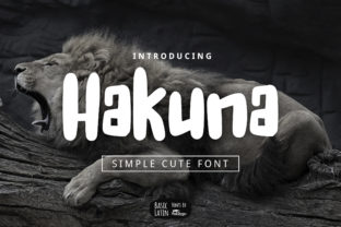 Hakuna Font for Handmade Creations and Branding
