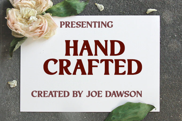 Hand Crafted Font for Creative Editorial Projects