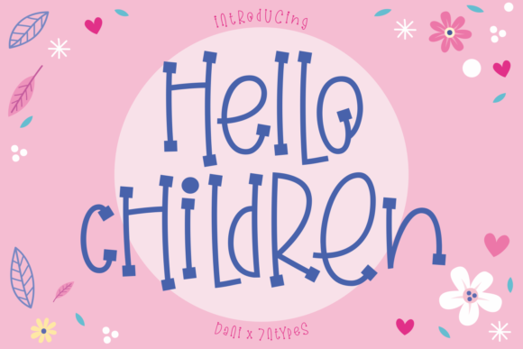Hello Children Font for Friendly Digital Branding