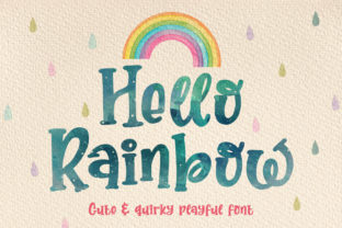 Hello Rainbow: A Playful Font for Creative Makers