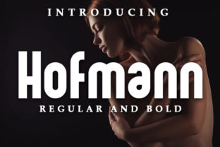 Hofmann Display Font for Bold Visual Impact