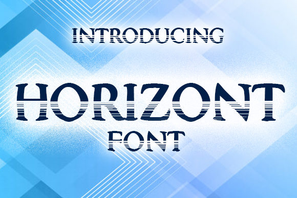 Horizont: A Display Font That Elevates Branding with Bold Charm