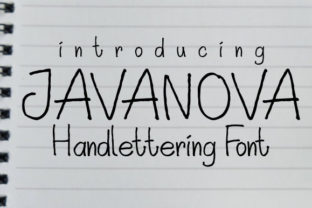 Javanova Display Font for Creative Branding Projects