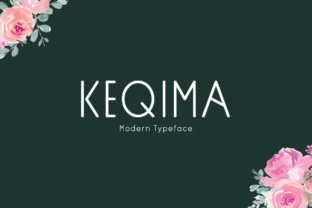 Keqima: A Clean Display Font for Modern Editorial Design