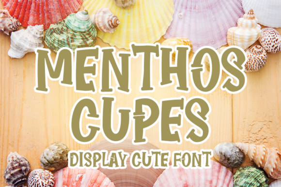 Menthos Cupes: A Quirky Display Font for Creative Makers