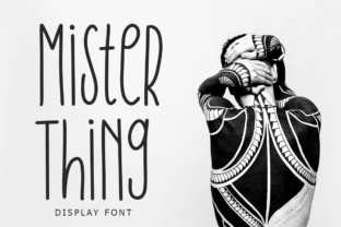 Mister Thing Font: A Quirky Display Font for Creative Projects