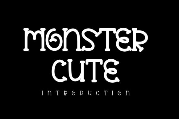 Monster Cute: A Bold Display Font for Creative Projects