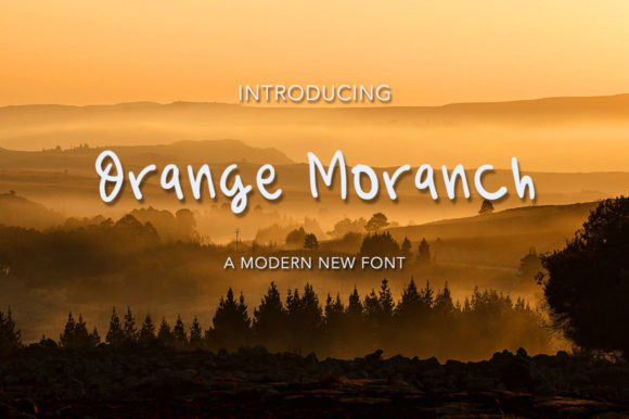 Orange Moranch: A Display Font for Business Branding and Creativity