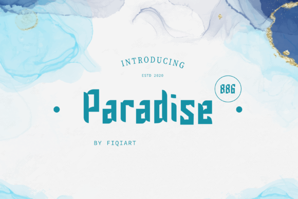 Paradise 886 Font Review and Download Guide