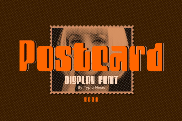 Postcard: A Bold Yet Friendly Display Font for Crafters and Designers