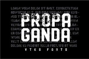 Propaganda: A Clean Display Font for Modern Web Design