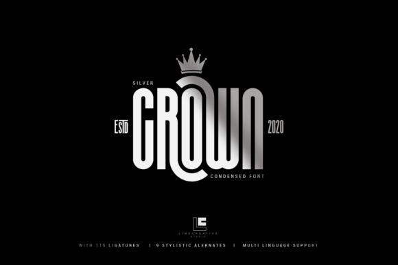Silvel Crown Display Font for Impactful Campaign Design