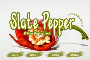 Slate Pepper: A Handwritten Font for Modern Editorial Design