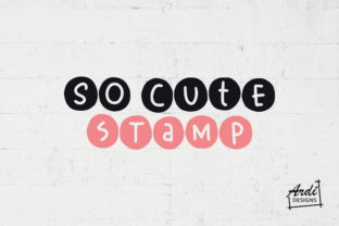 So Cute Font Review: Whimsical Display Typography