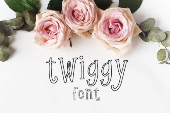 Twiggy Font for Handmade Creations